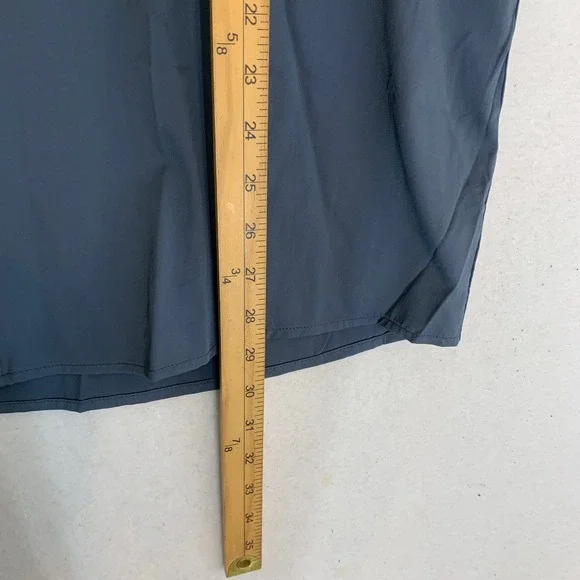 Poncho Shirt Mens XL Blue Grey NEW Fishing Magnetic Pockets Short Sleeve Vented - Picture 8 of 8